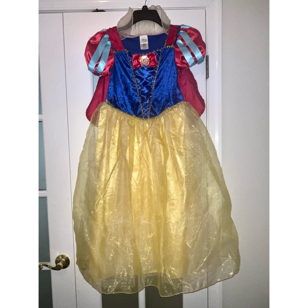 DISNEY GIRLS SNOW WHITE PRINCESS DRESS 👑💙💛❤️